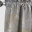 Or et gris abstrait Line Artistry V - rideau occultant abstrait au trait - 1 panneau-107824671