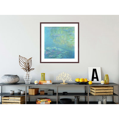 «Waterlilies» par Claude Monet, impression giclée encadrée