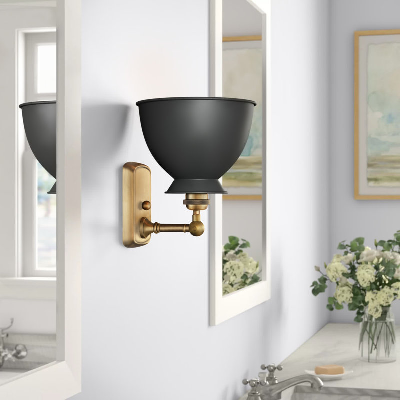 Arev Armed Sconce, Incandescent, Brushed Satin Nickel, Brushed Satin Nickel