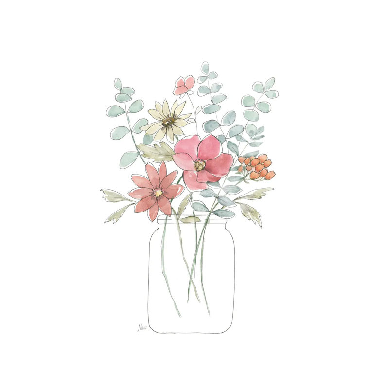 Whimsical Wildflowers II By Nan - Wrapped Canvas Graphic Art by Nan - Wrapped Canvas Gallery-Wrapped Canvas Giclée