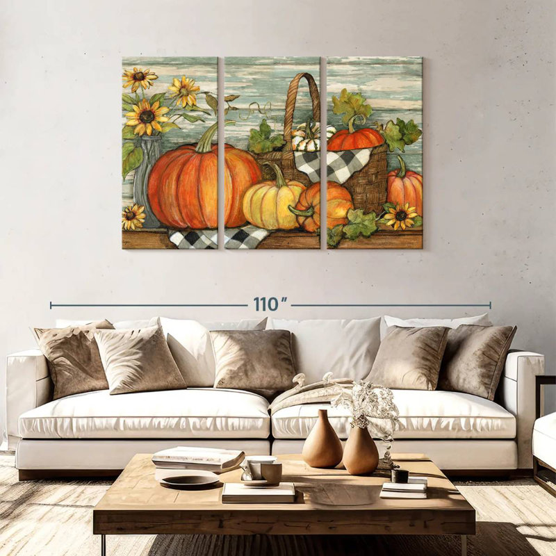 Yarlin Fall Harvest, 48" H x 74" W