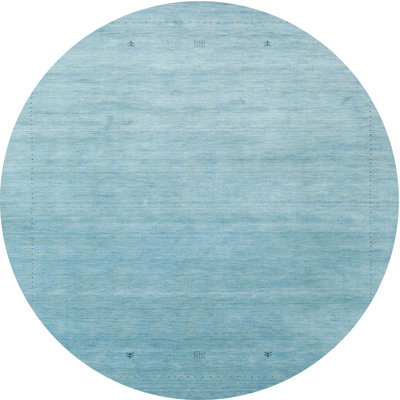 Tapis de zone bleu contemporain