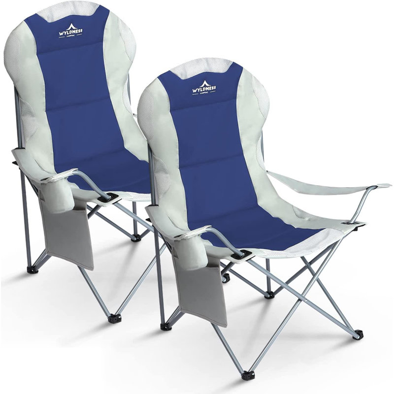 Folding Camping Chair, Blue