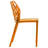 Jakubowski Dynamic Modern Plastic Dining Side Chair with Honeycomb Design-1456399591