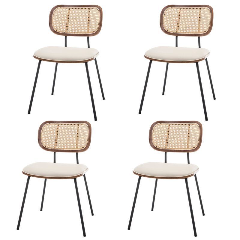 Basilina Upholstered Dining Chair, Beige