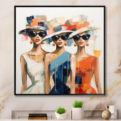 " Woman With Fashion Hats II "