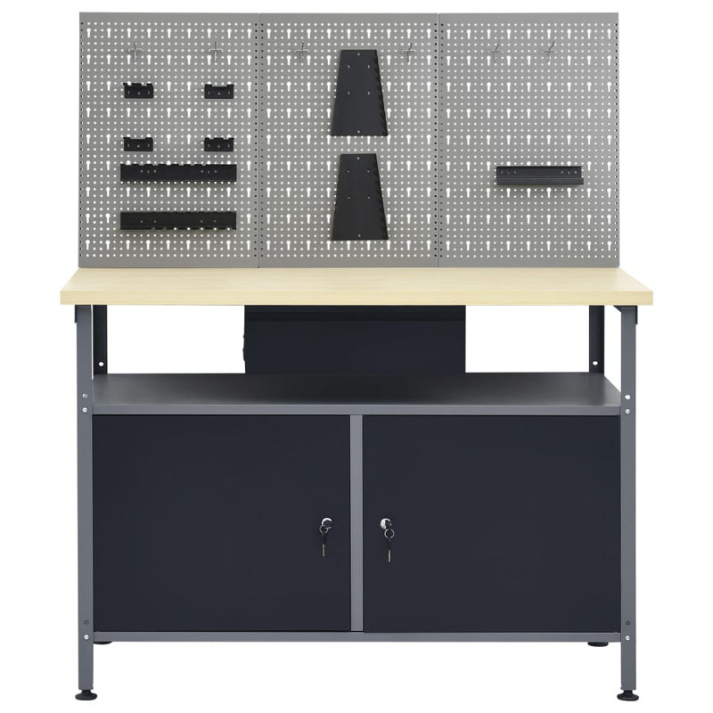 Veale 238.5cm W Metal Shelving Unit