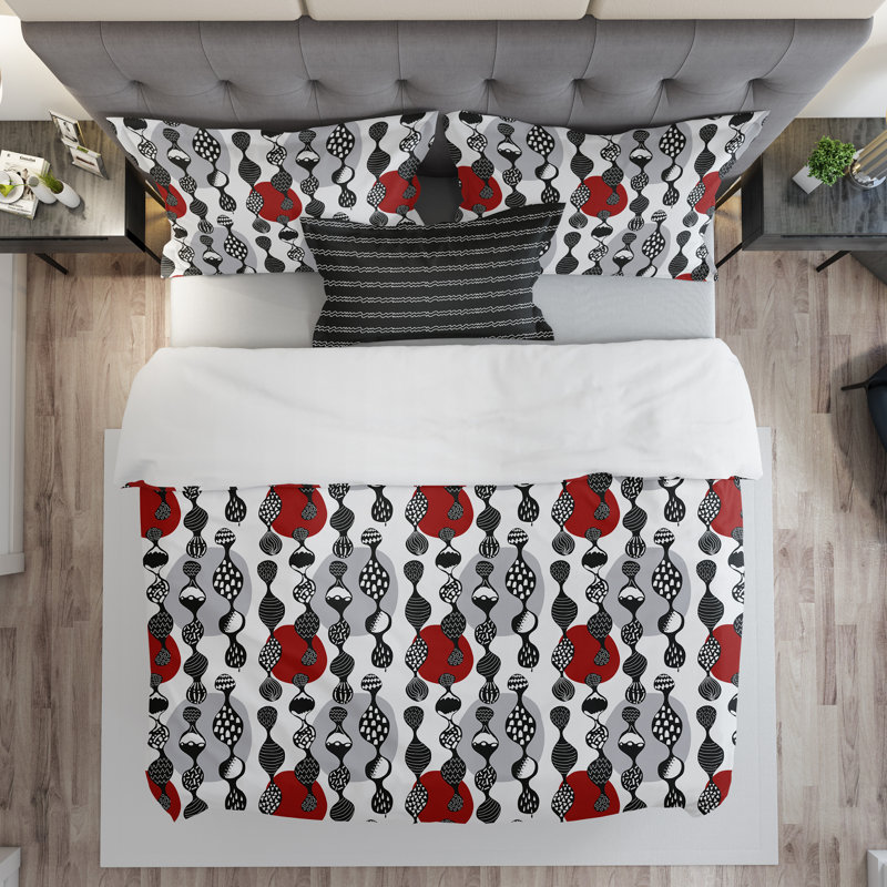 Ensemble de housse de couette Vancamp, Grand extra, Rouge