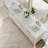 Gabby 80" Solid Wood Double Sink Bathroom Vanity With Carrera Quartz Top -1862722418