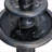Fountains, 3-Tiered Modern Weather Resistant Outdoor Fountain for Garden Patio | Black | Concrete / Cement
