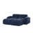 U-shaped Boneless Sofa,Soft Velvet Fabric,Tufted Design,32D High Density Sponge,No Assembly Required,Ergonomic Design Bottom, Anti-Slip Design,Movable Ottomans For Bedrooms-1933903369
