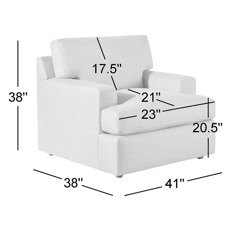 Cleo Upholstered Custom Accent Chair, Turbo Ash Basketweave