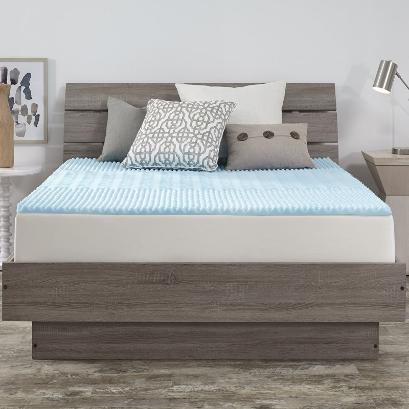 Surmatelas réversible en mousse viscoélastique gélifiée 2 zones 3 po, Très grand
