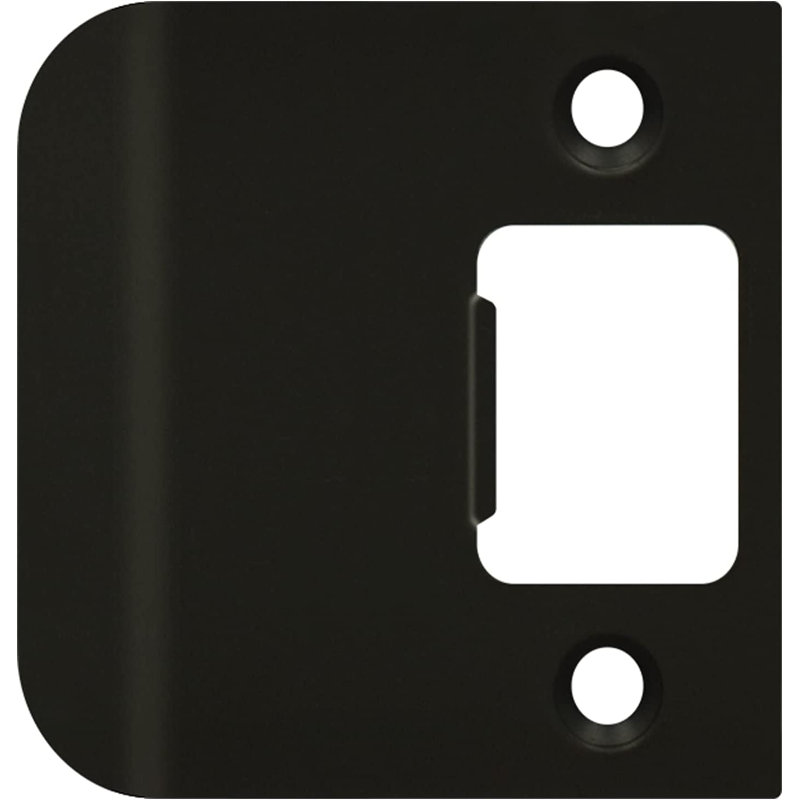 Extended Lip Strike Back Plate, 2.25" H x 2.25" W x 0.05" D, Stainless Steel