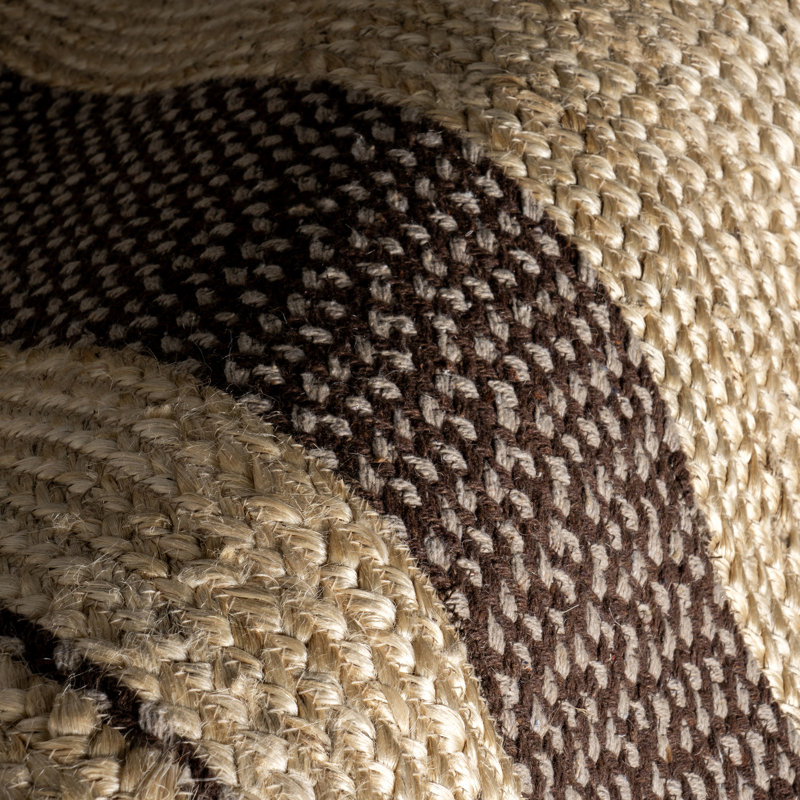 Cottage Jute Area Rug, Oval 6' x 9'