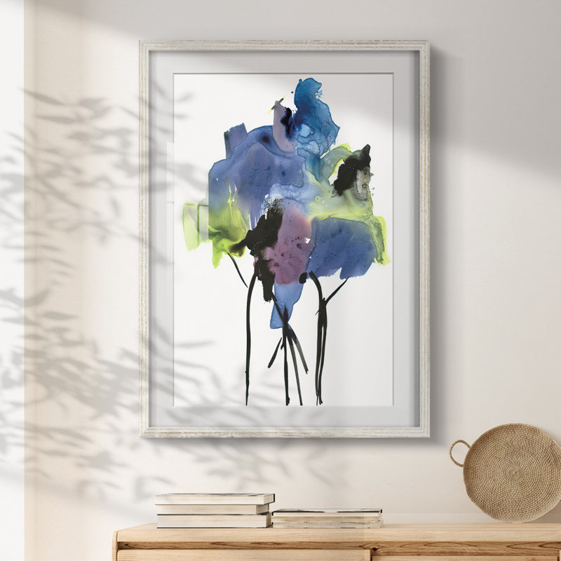 Nature's Bouquet I -Framed Print, 28.5" H x 20.5" W, White