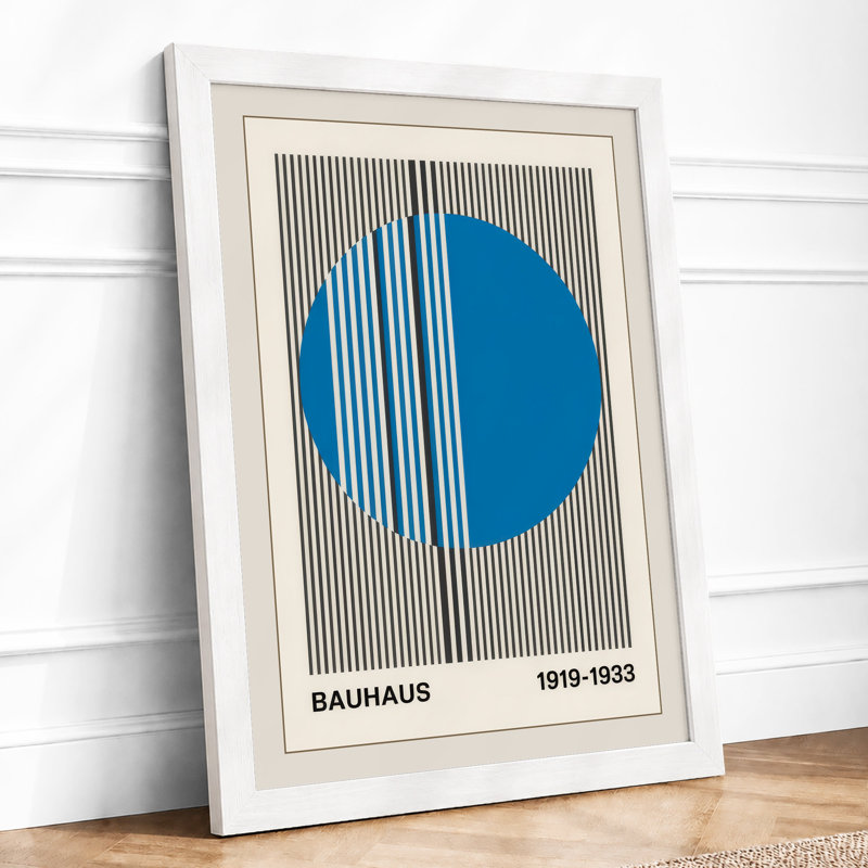 Bauhaus Geometry Geometric - Print, A3 - 42.0 x 29.7 cm, White