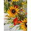 Couronne de tournesol 22 po Miel de tournesol