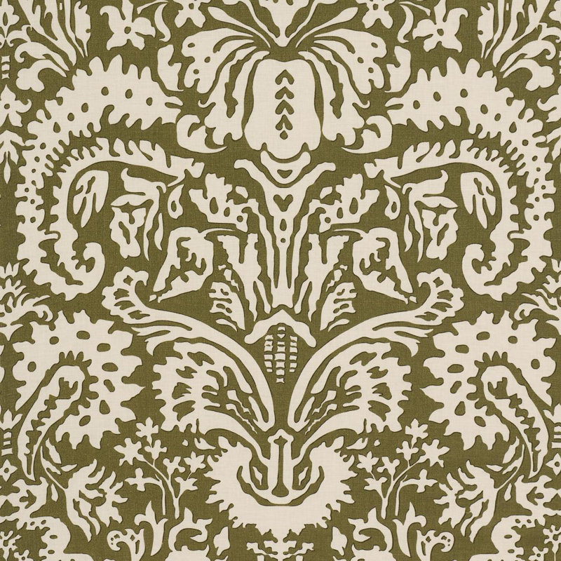 Schumacher X Veere Grenney Suffolk Damask Fabric