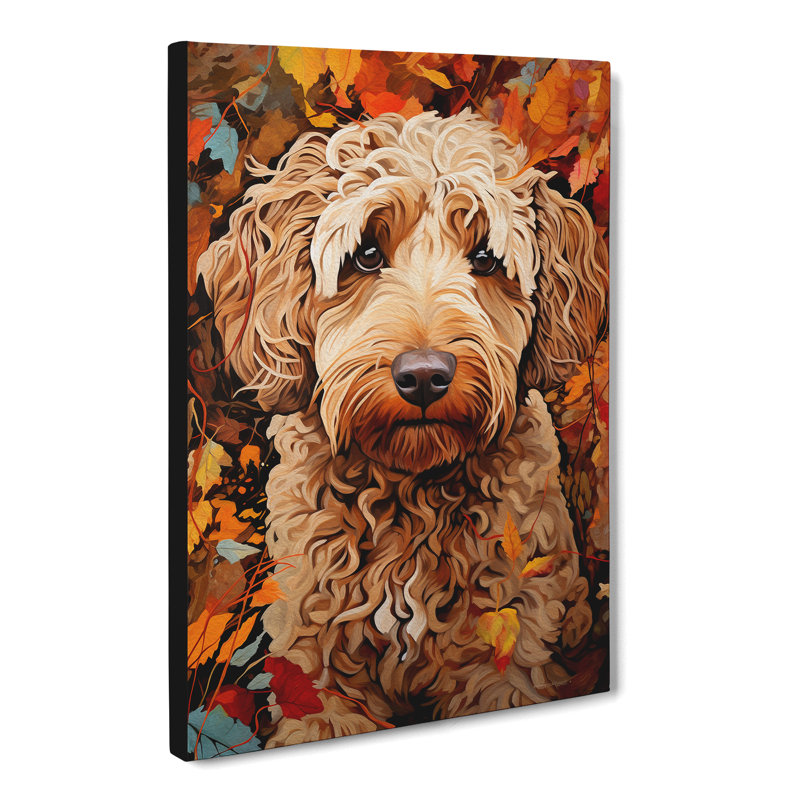Labradoodle Informel No.2 - Rectangle Print, 76cm H x 50cm W x 3cm D