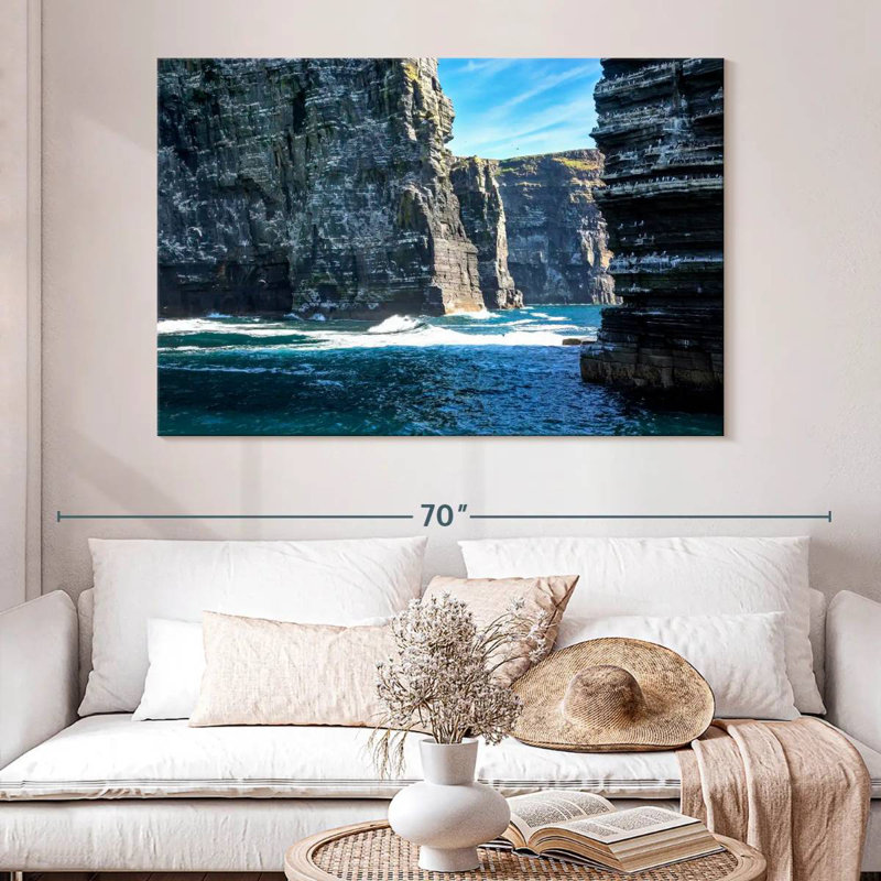 Kavia Sea Cliffs, 34" H x 51" W