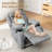 KORSER Recliner Chair, Rocker Recliners For Living Room, Small Recliner For Small Spaces, Fabric Manual Recliners With Side Pockects-926229746