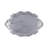 Bradyn Cast Aluminum Oval Baroque Tray