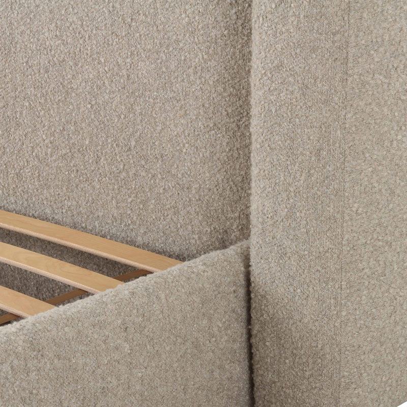 Demmer Tan Boucle Bed, King