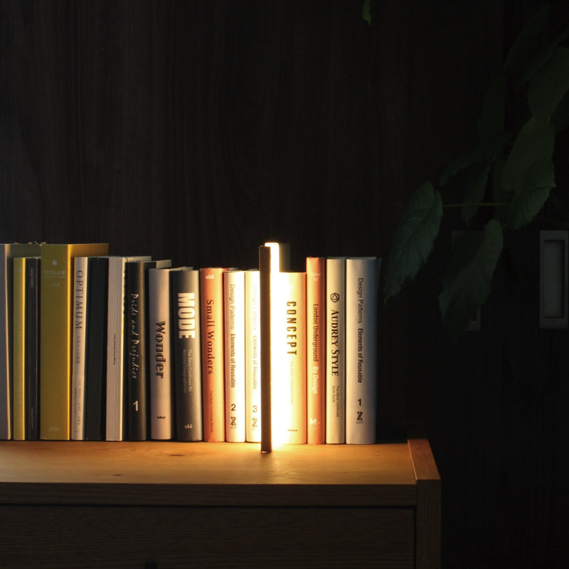 Night Book LED Table Lamp, White