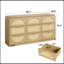 Commode d'appoint en bois avec 9 tiroirs-242032790