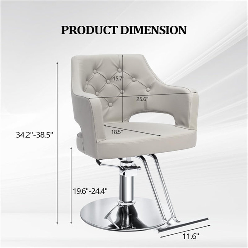Fauteuil de coiffeur pivotant à 360 degrés Sleek