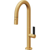 Pull-Down Prep/Bar Faucet With Button Sprayer