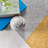 Scipio Modern Abstract Power Loom Performance Light Gray/Blue Rug-1616034419