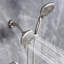 Pomme de douche double à 4 jets Couple 4,7 po avec motif de jet 2 en 1-88904857