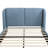 Henry Boucle Upholstered Platform Bed With Headboard & Wooden Slats-118692278-118692280