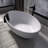 67 Inch Freestanding Solid Surface Soaking Bathtub For Bathroom-122889787