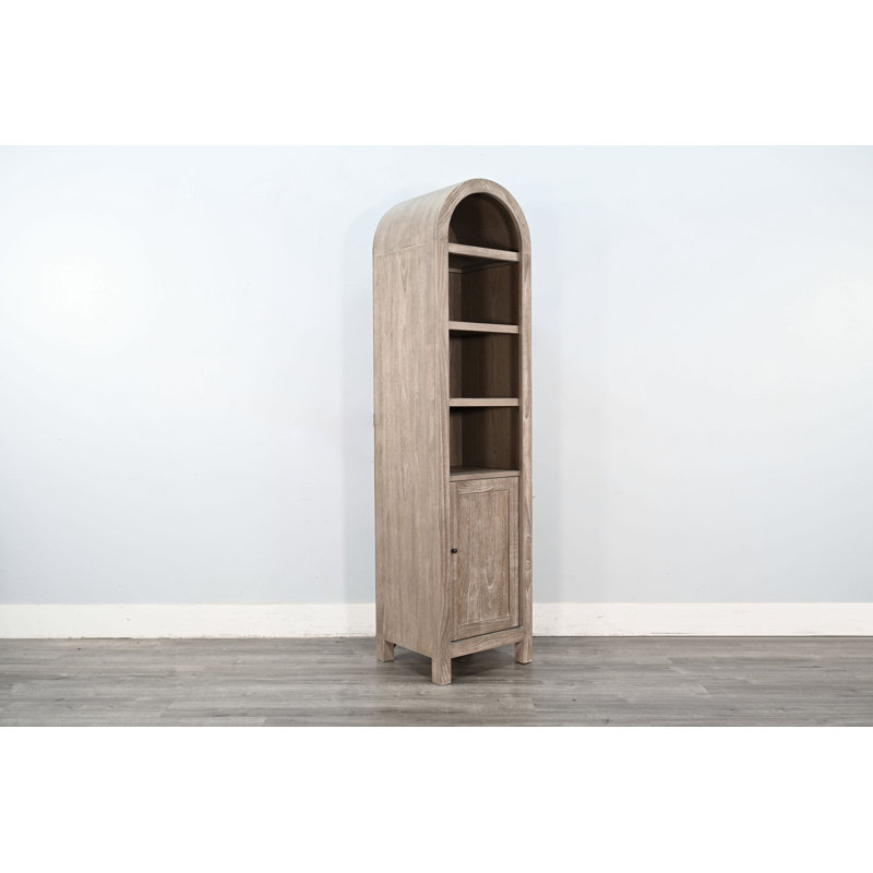 Armoire de rangement arquée, Crème, crème