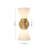2-Light Cone Glass Wall Sconce-885864259