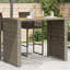 Table de bar Vidaxl Garden - gris-116118490-116118495