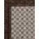 Shadyvale Machine Woven Polypropylene Area Rug in Brown