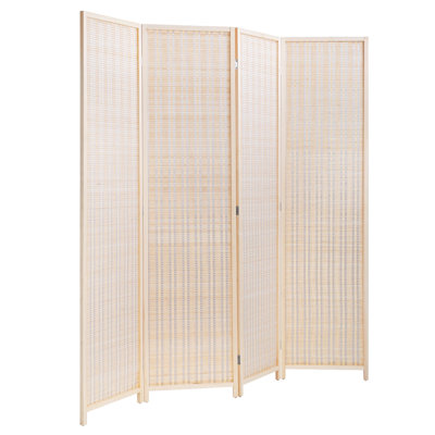 Iciss 78.8" W x 72" H 4 - Panel Folding Room Divider