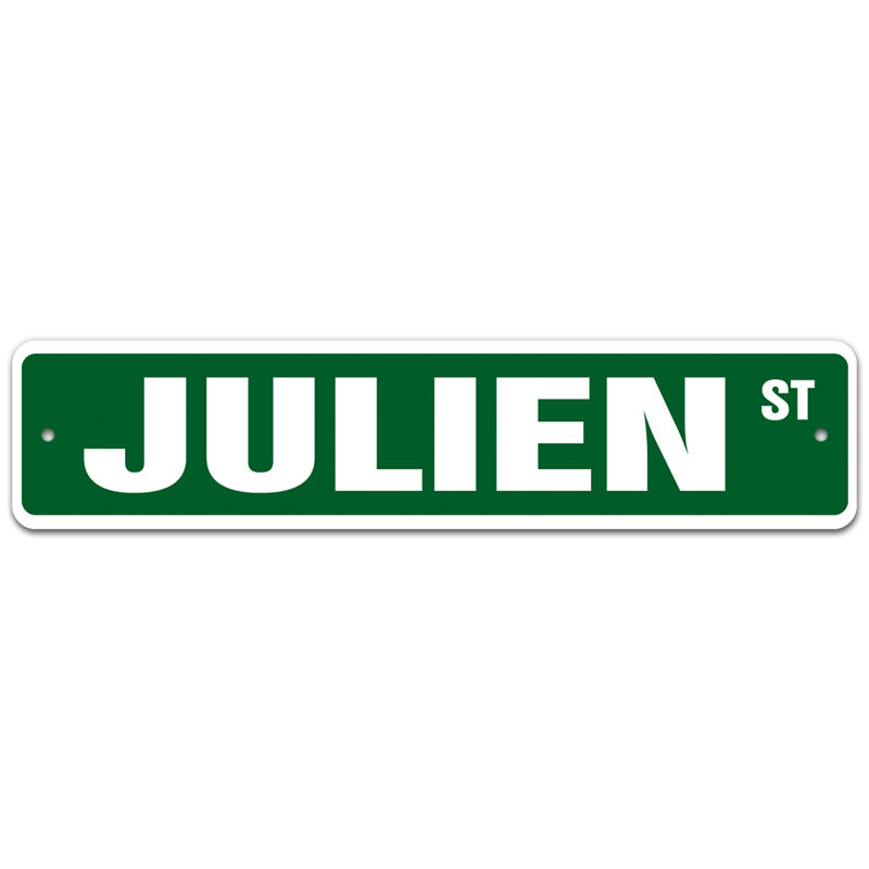 Plaque de rue Westwind, H 6 po x l 24 po x P 0,1 po