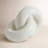 White Marble Round Knot