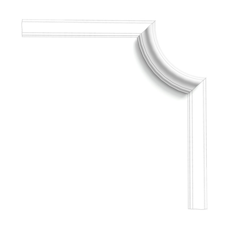 Rail pour chaise h 0,63 po x l 7,5 po x p 0,63 po curve