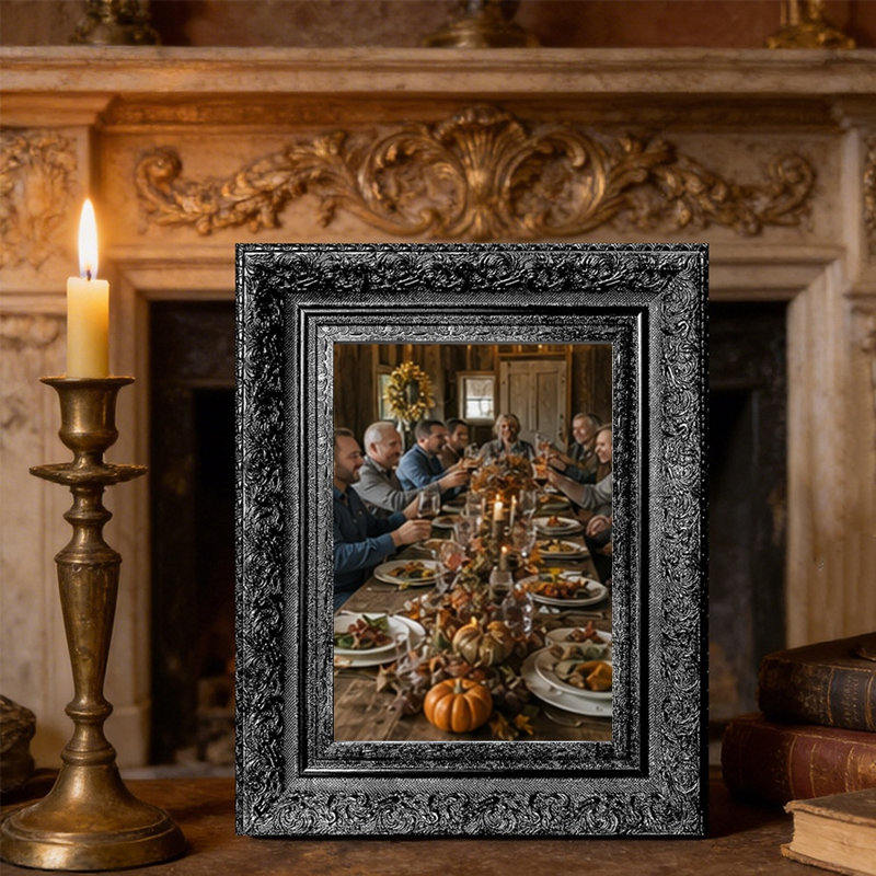 Cadre photo 5 pièces x 7 po 5 pièces pour décor de bureau, Black, 1, 5" W x 7" H