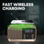 Haut-parleur de radio Bluetooth Fuse Hark avec chargeur sans fil 10 W