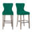 Kirsten Upholstered Velvet Counter Stool with Solid Wood Frame-1720332439-1735115429-1731052391