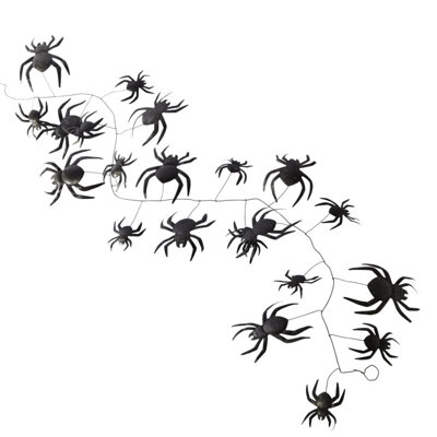 Widow Spider Garland 68"x 18"x 8"