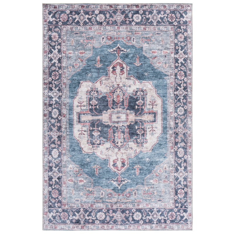 Vintage Heriz Performance Machine Washable Oriental Rug, Rectangle 10' x 14'