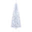 Crayon, arbre de Noël artificiel non éclairé, sapin de Noël mince avec branches réalistes, arbre d'Halloween avec 618 pointes, blanc-1254065260